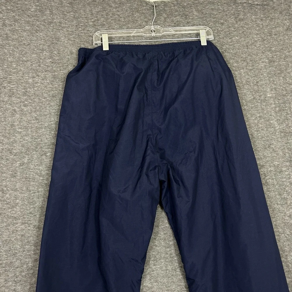 Vtg Eddie Bauer‎ Rain Pants Men's Medium Navy Waterproof Outdoor Seam Sealed